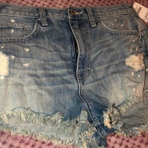 High rise shorts